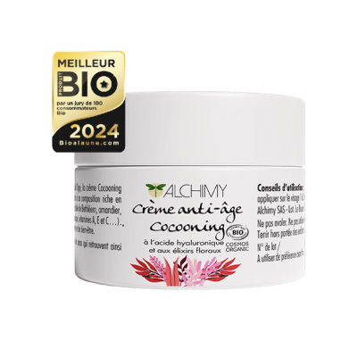 Essayez la crème anti-âge Cocooning élue meilleur produit bio 2024