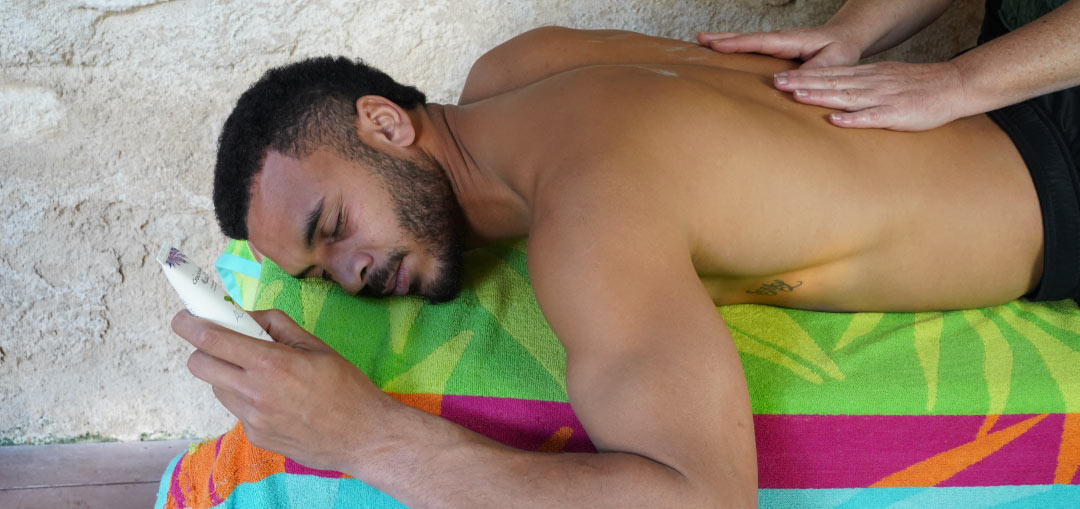 Massage Matthis Lebel avec Muscul'R
